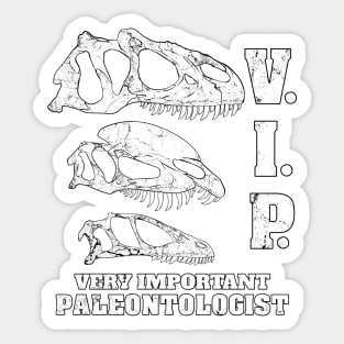 VIP Paleontologist Sticker